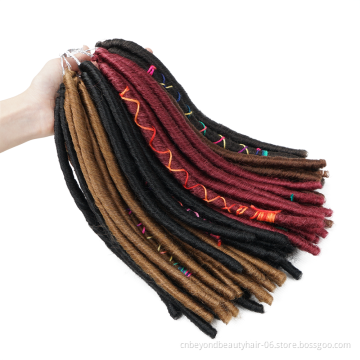 beauty supply Goddess Locs Crochet Synthetic Braids Hair 14 inch Faux Locs Crochet Hair Dreadlocks Braiding Hair for black women